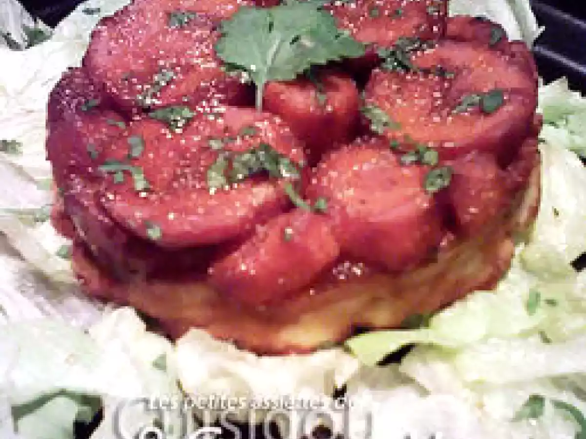 TATIN DE PATATES DOUCES A LA SAUCE DE SOJA ET A LA CORIANDRE