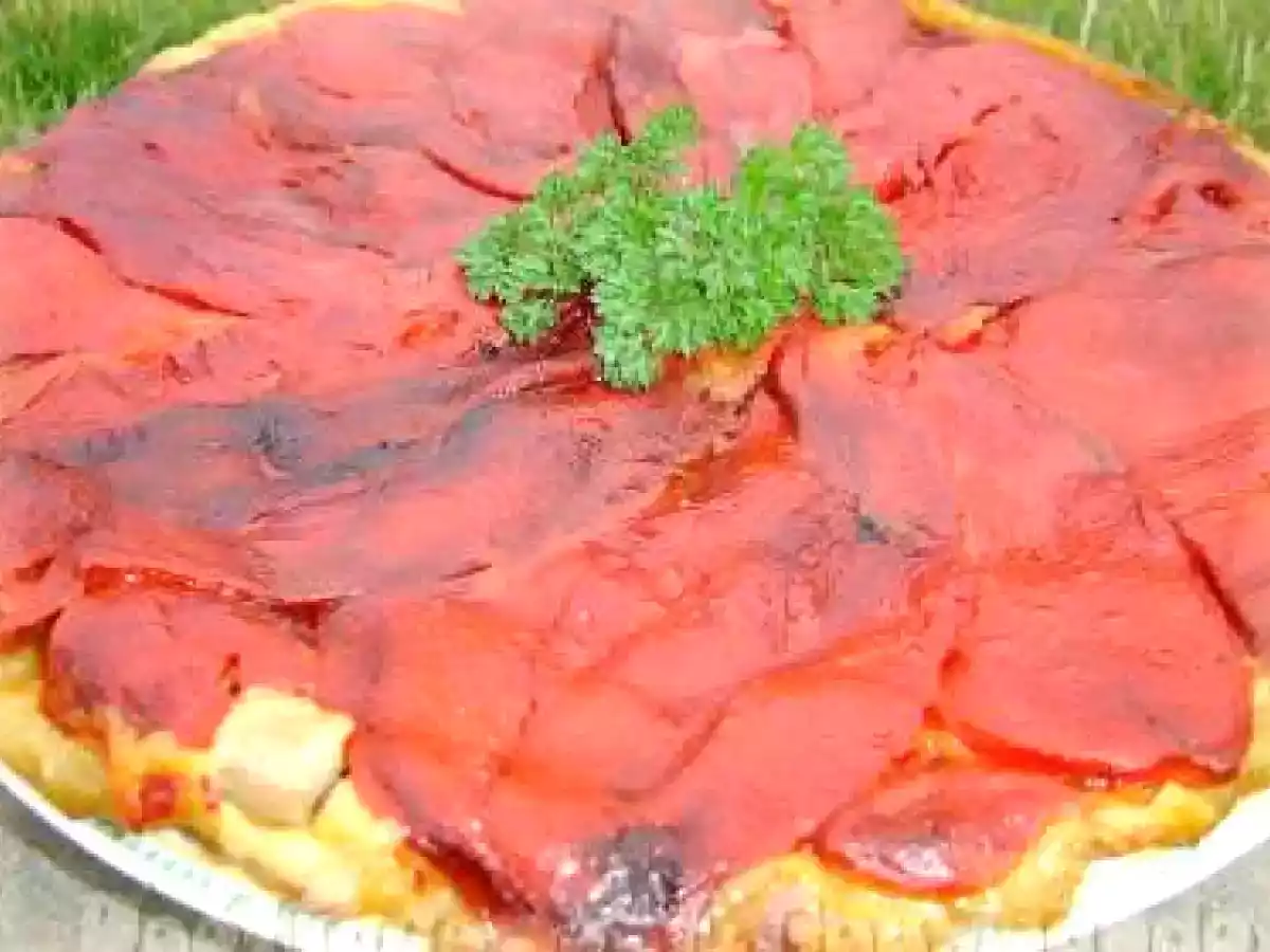 Tatin de poivrons au thon