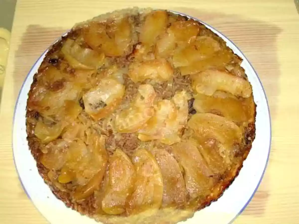 Tatin de pommes et chou blanc