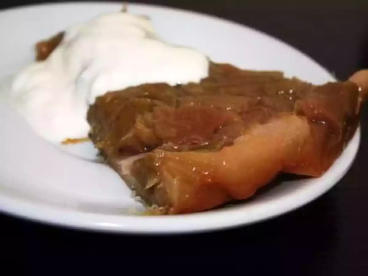Tatin de rhubarbe à la cardamome - photo 2