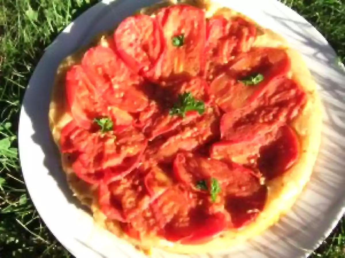Tatin de tomates au romarin