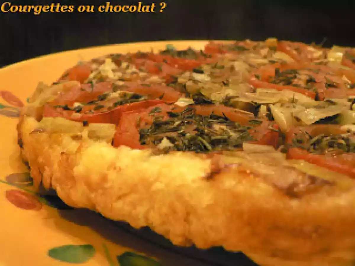 Tatin de tomates et poireaux - photo 2