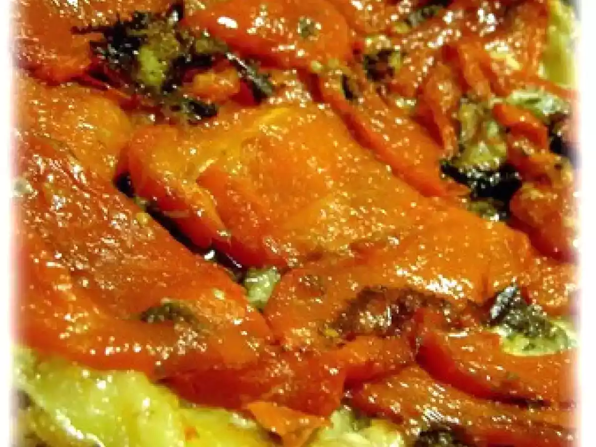 Tatin poivrons à la fourme d' Ambert - photo 2