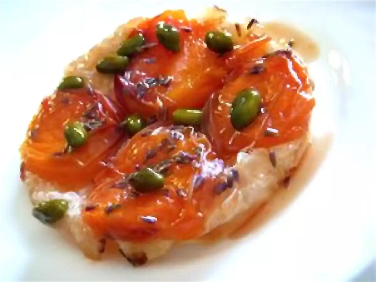 Tatinette abricots lavande pistache, pâte filo - photo 2