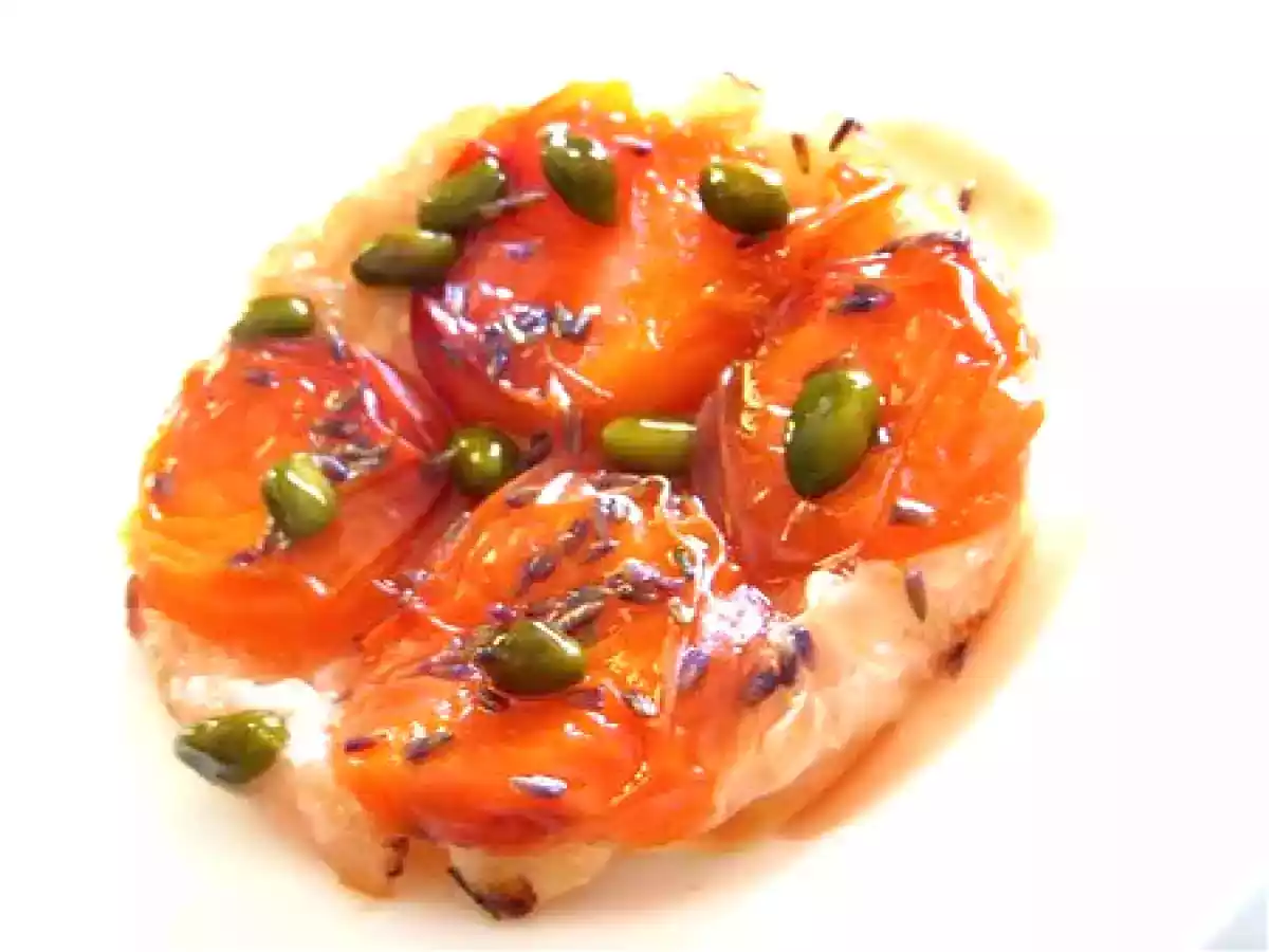 Tatinette abricots lavande pistache, pâte filo - photo 3