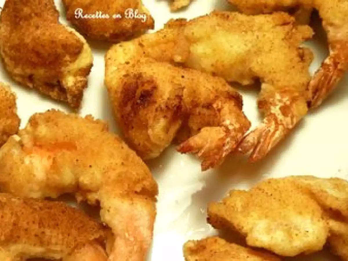 TEMPURA DE CREVETTES