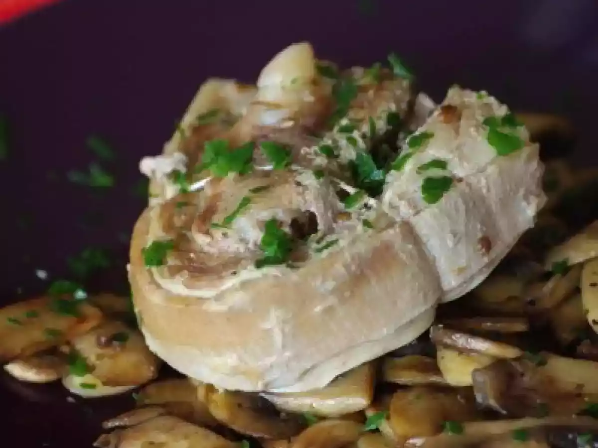 Tendrons de veau aux champignons