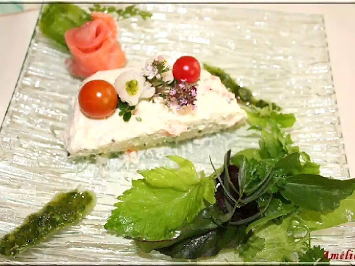 TERRINE AU CREMEUX DE CHOU-FLEUR ET TRUITE FUMEE - photo 3