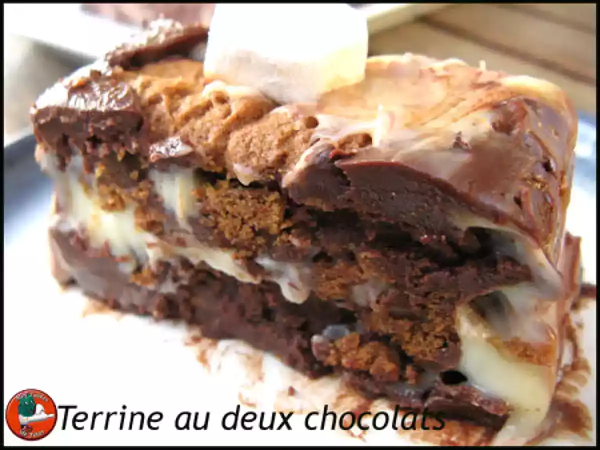 Terrine au deux chocolats, à faire pour les enfants et par les enfants