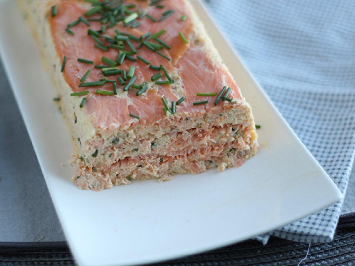 Terrine au saumon frais et saumon fumé Recette Ptitchef