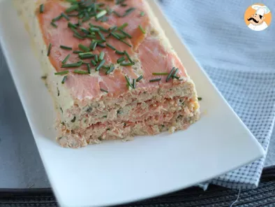 Terrine au saumon frais et saumon fumé - Recette Ptitchef, Recette