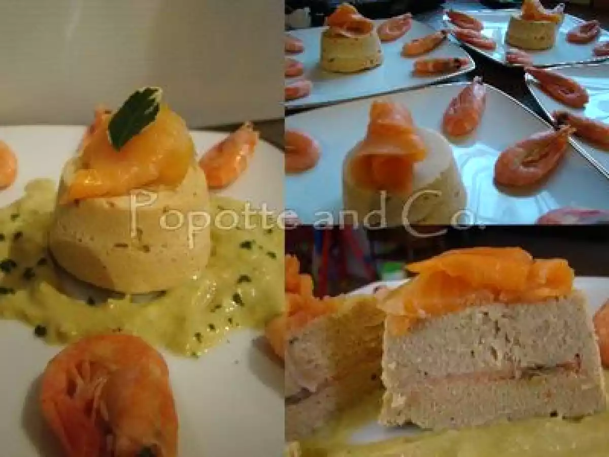 Terrine aux 2 saumons et son coulis de poireaux. - photo 2