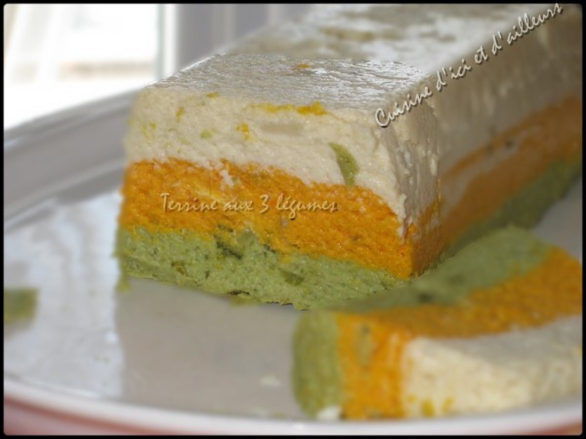 Recette de terrine aux trois légumes variés