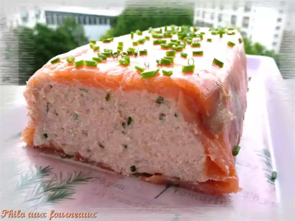 Terrine aux deux saumons