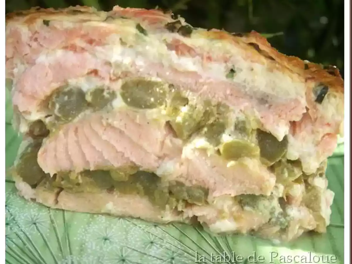 Terrine aux deux saumons, asperges vertes, et sauce crèmeuse citronnée - photo 5