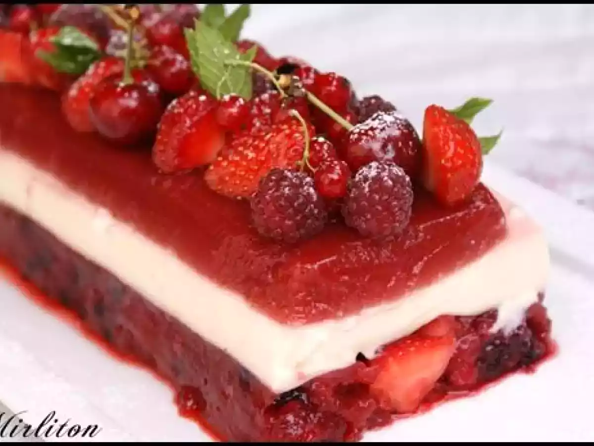 Terrine aux fruits rouges et lait d' amande - photo 4