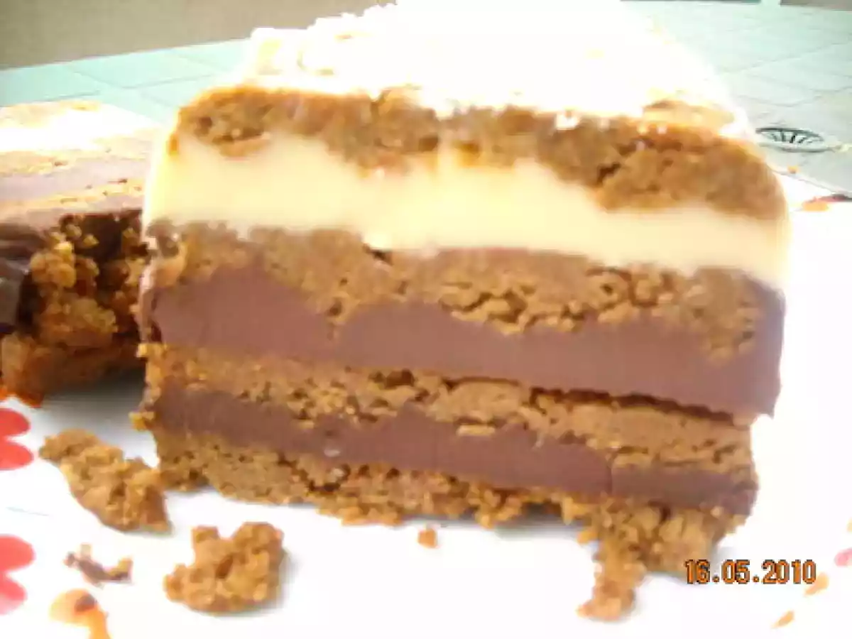 TERRINE AUX TROIS CHOCOLAT ET SPECULOS