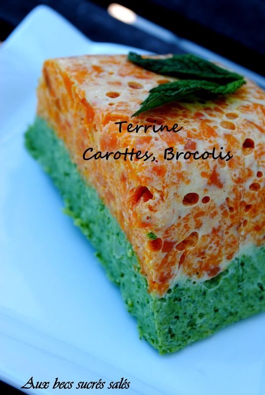 Terrine carottes, brocolis ( sans oeuf ) Recette Ptitchef