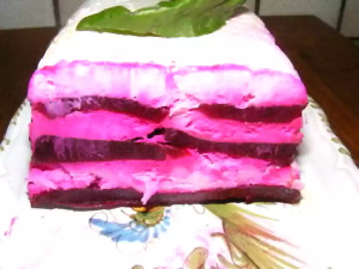 TERRINE CHÈVRE BETTERAVES ROUGES