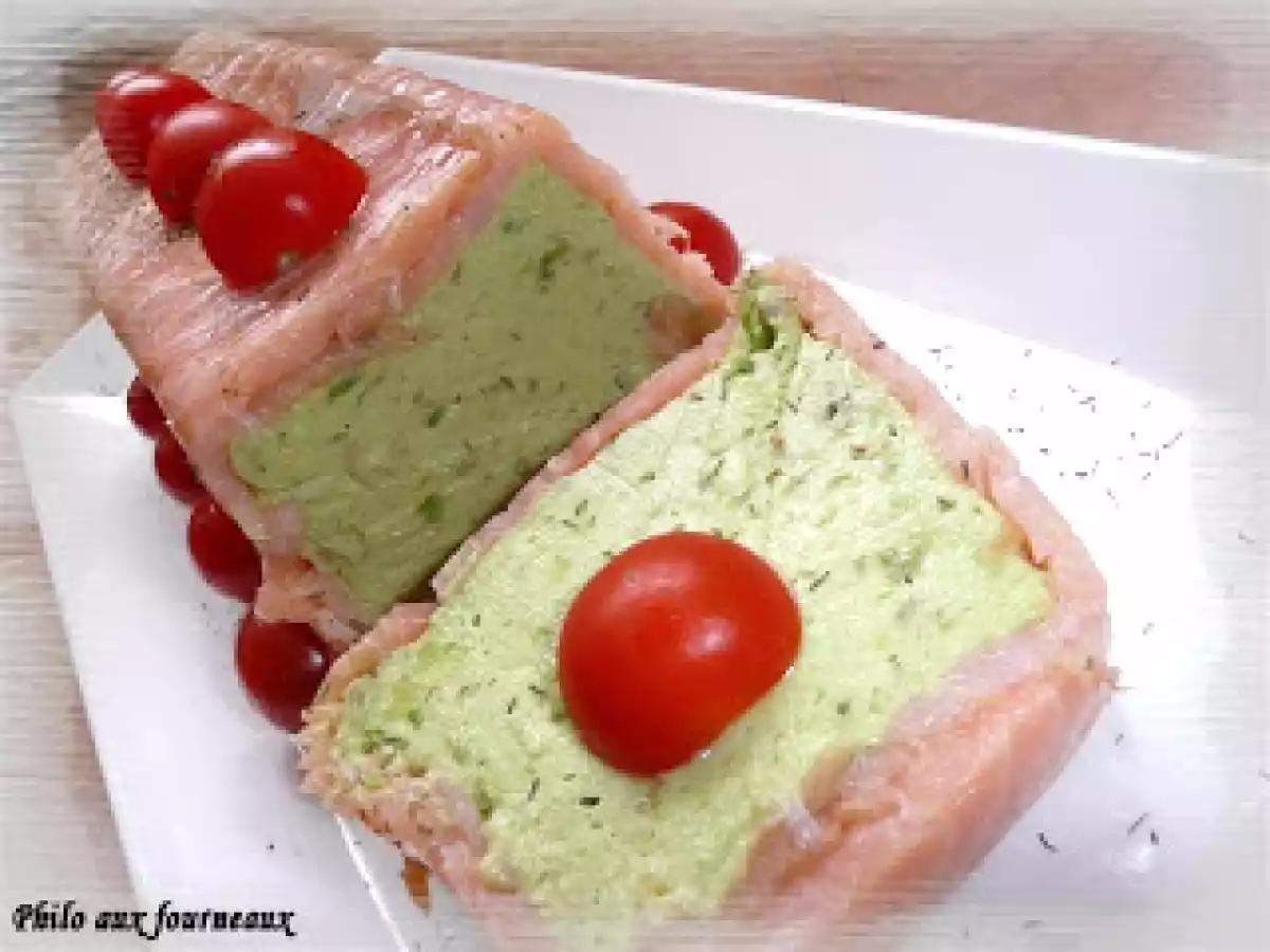 Terrine d'avocat au saumon fumé - photo 2