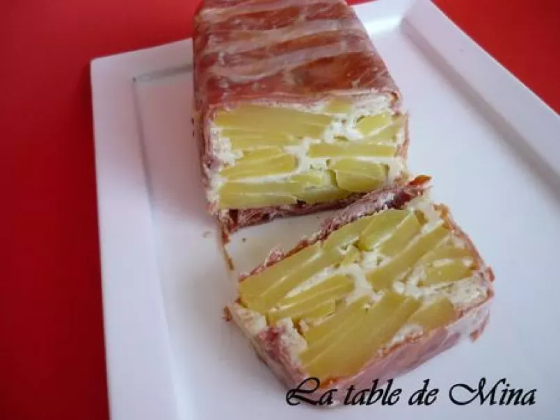 Terrine De Camembert Lardée Aux Pommes De Terre