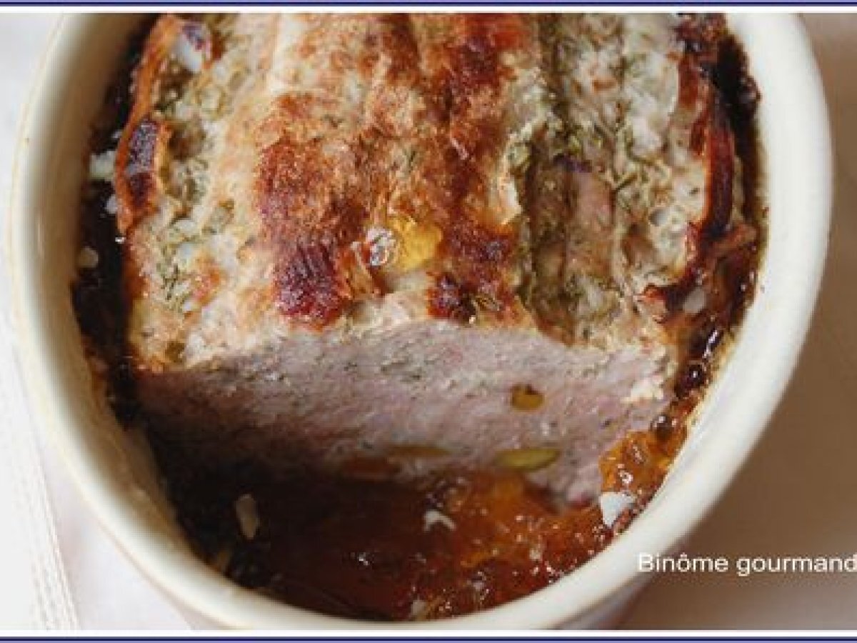 Terrine de campagne facile aux pistaches et aux noisettes Recette
