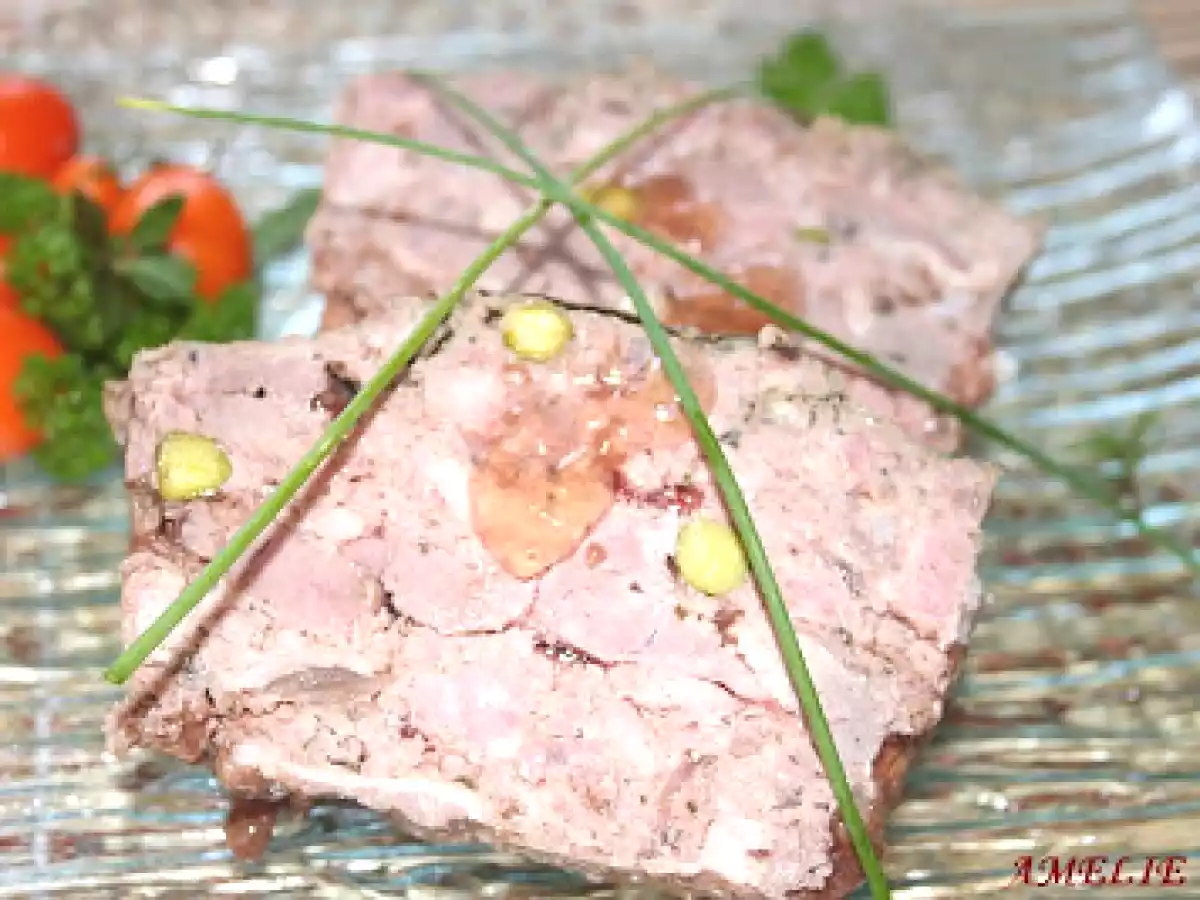 TERRINE DE CANARD AUX PISTACHES