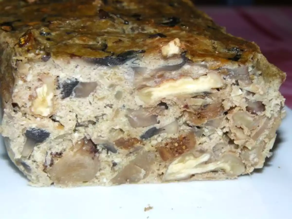 Terrine de champignons aux marrons et aux figues