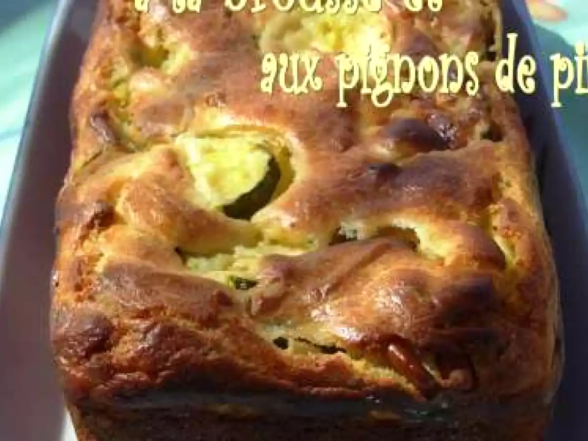 Terrine de courgettes à la brousse et aux pignons de pin