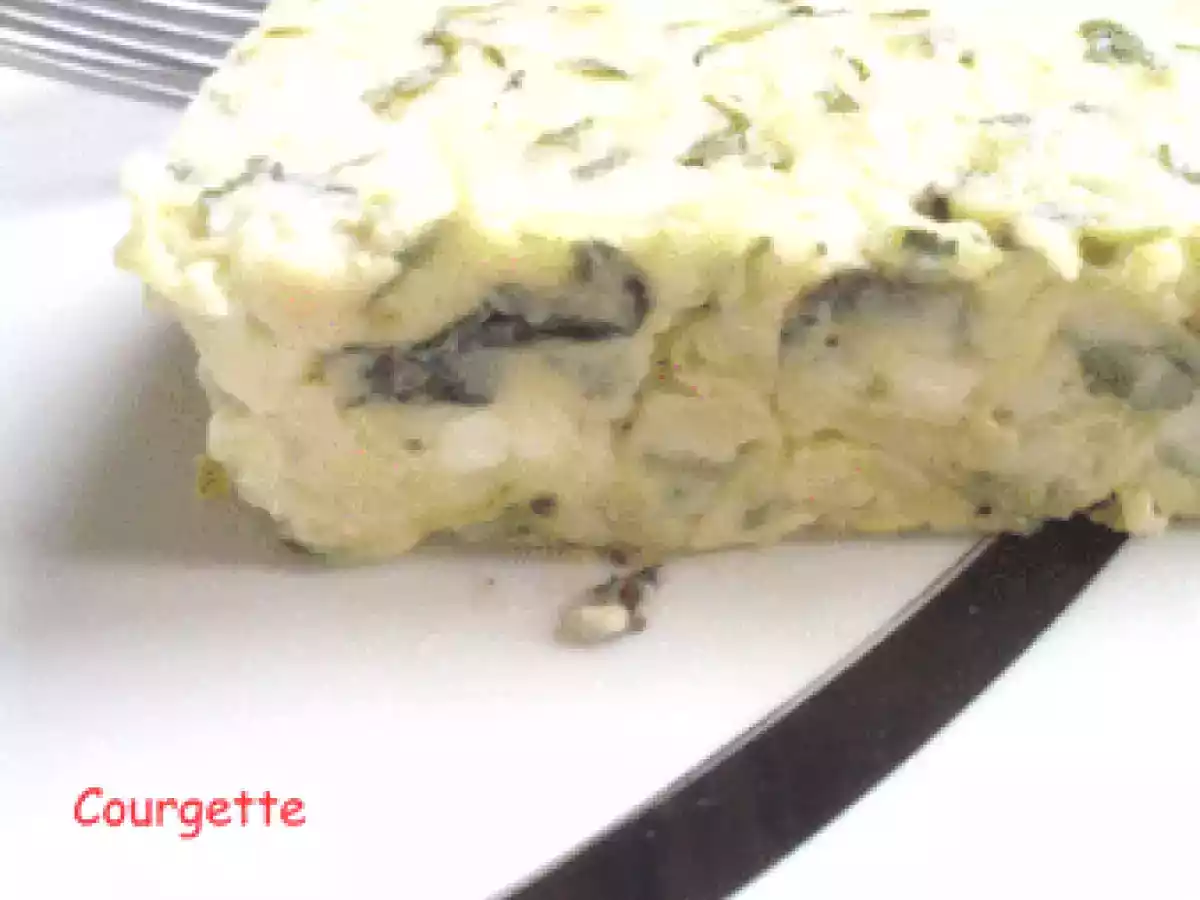 Terrine de courgettes au chèvre frais et à la menthe - photo 2