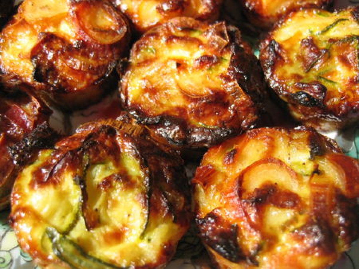 Terrine de courgettes au surimi et petits muffins pour l'apéro