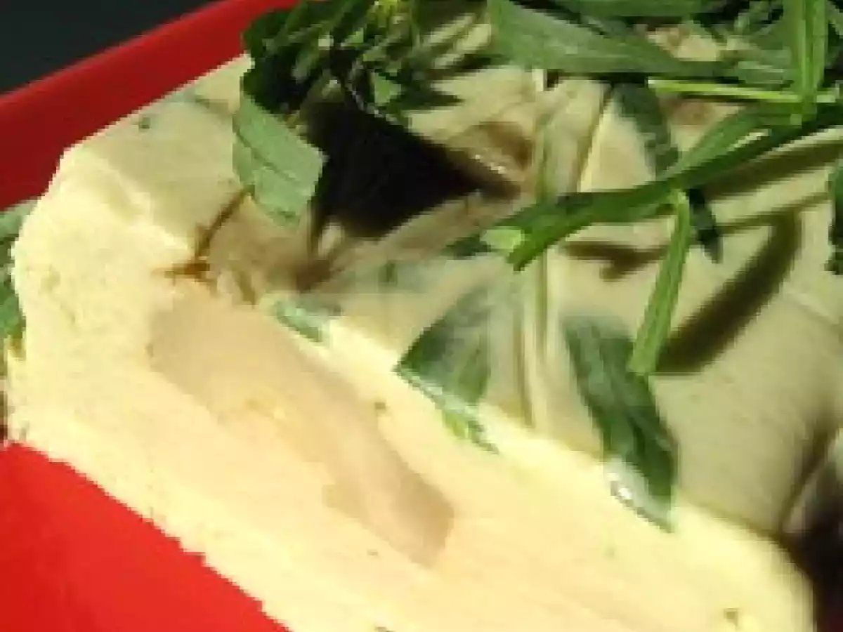 Terrine de crème poulet à l'estragon et aux artichauts poivrades!