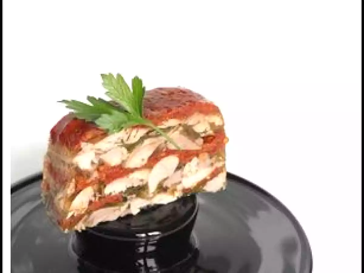 Terrine de dinde et tomates confites