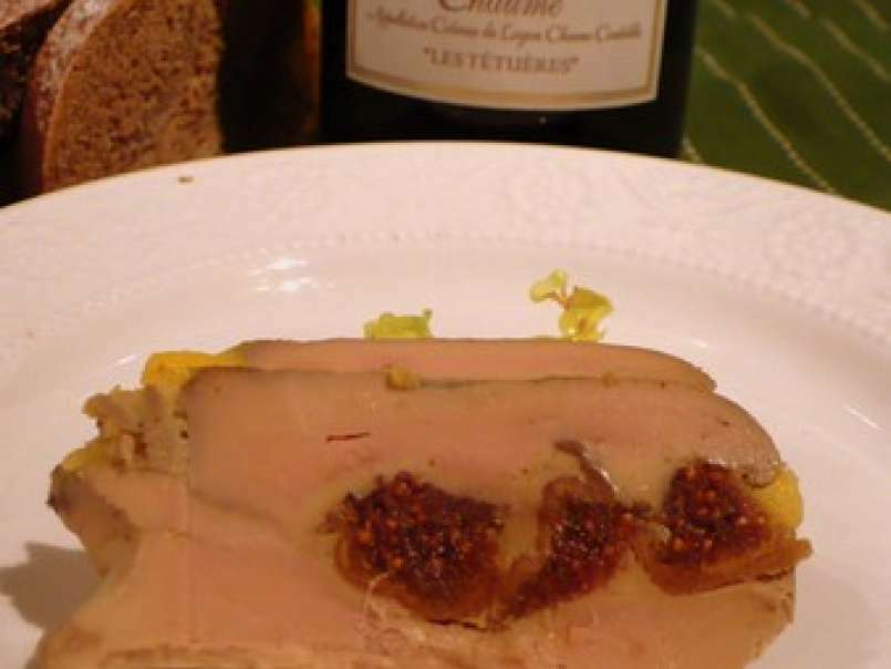 Terrine de foie gras aux figues sèches