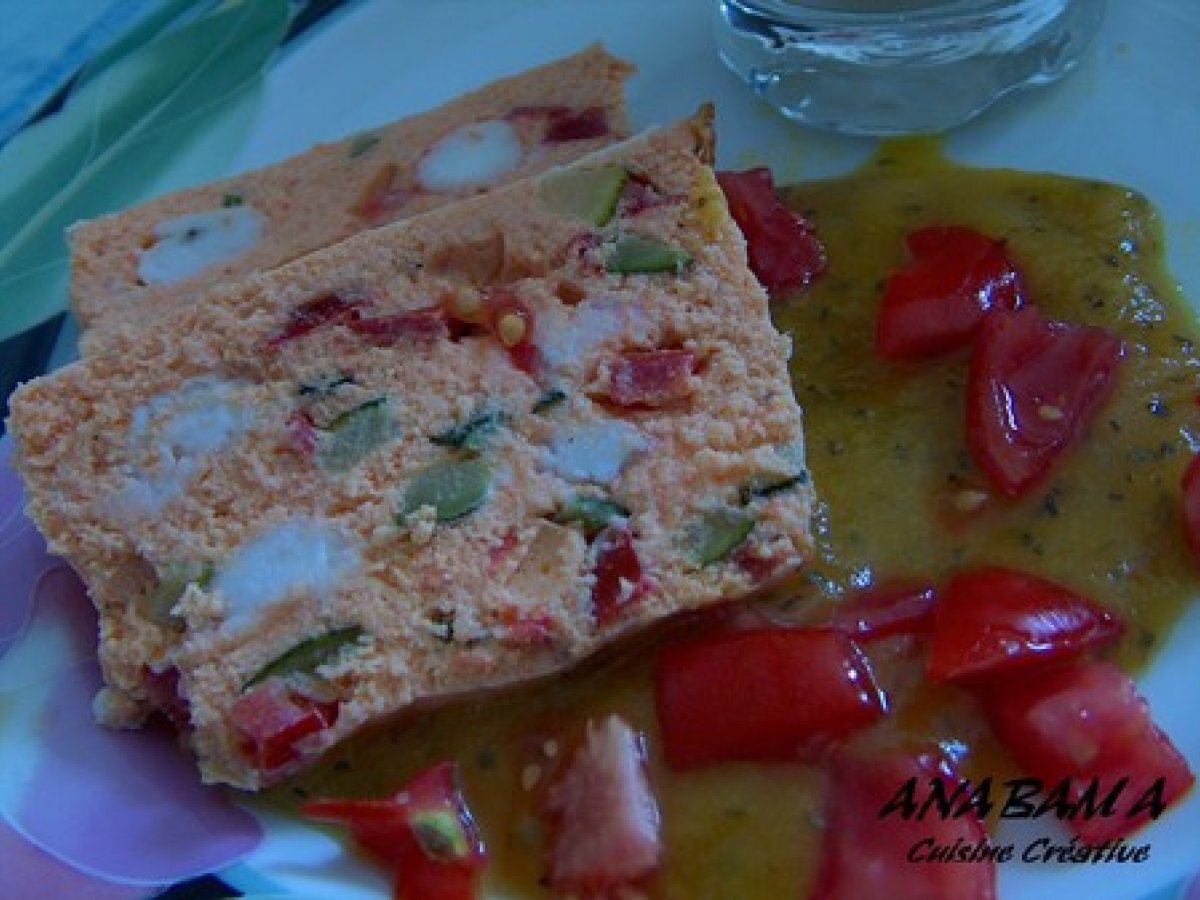 Terrine de fruits de mer aux poivrons Recette Ptitchef