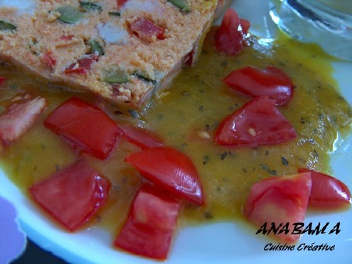 Terrine de fruits de mer aux poivrons Recette Ptitchef