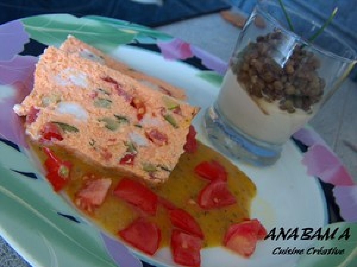 Terrine de fruits de mer aux poivrons Recette Ptitchef