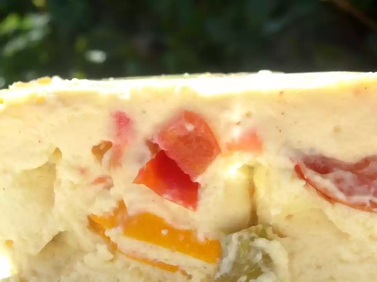 Terrine de légumes à la moutarde et aux 3 poivrons