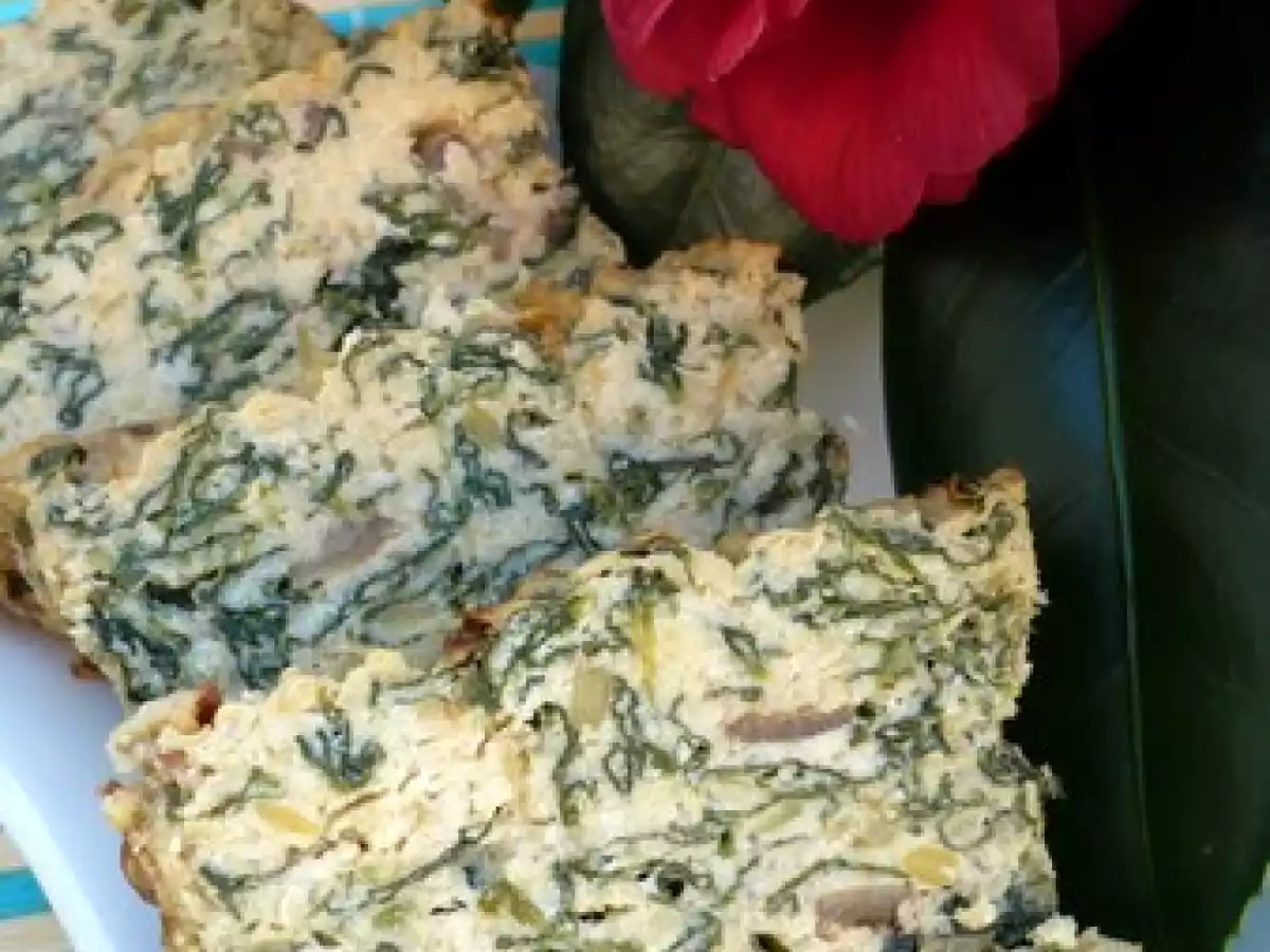 Terrine de lentilles corail aux épinards et à la ricotta