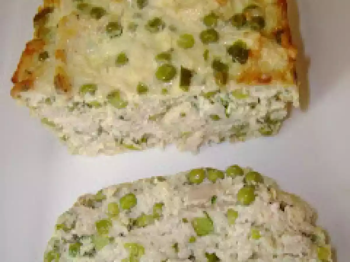Terrine de petits pois et poulet