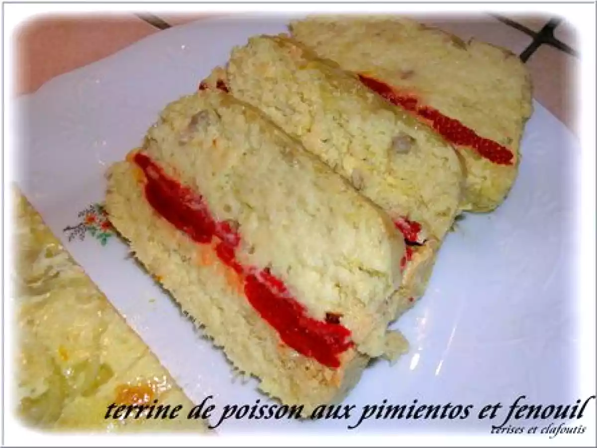 TERRINE DE POISSON AUX PIMIENTOS ET FENOUIL - photo 2