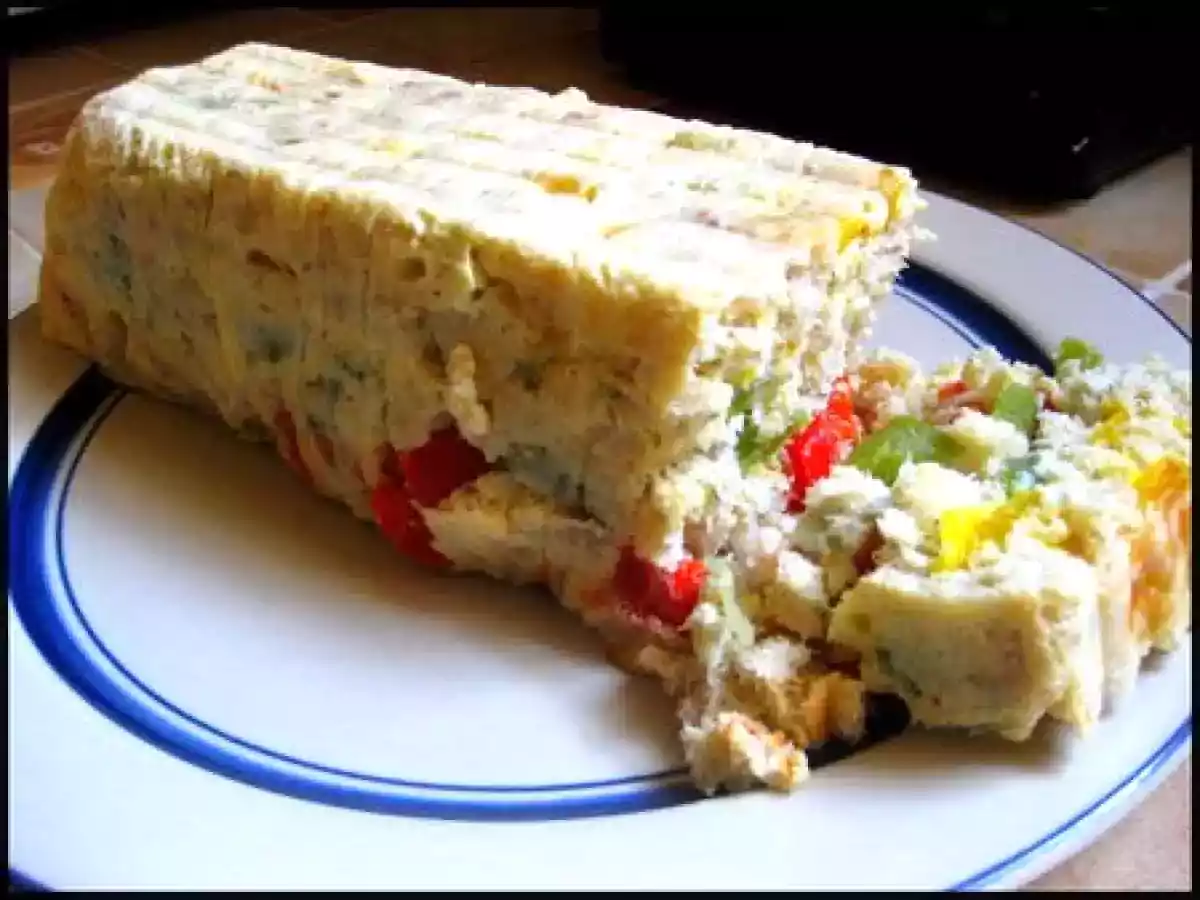 Terrine de poisson aux trois poivrons