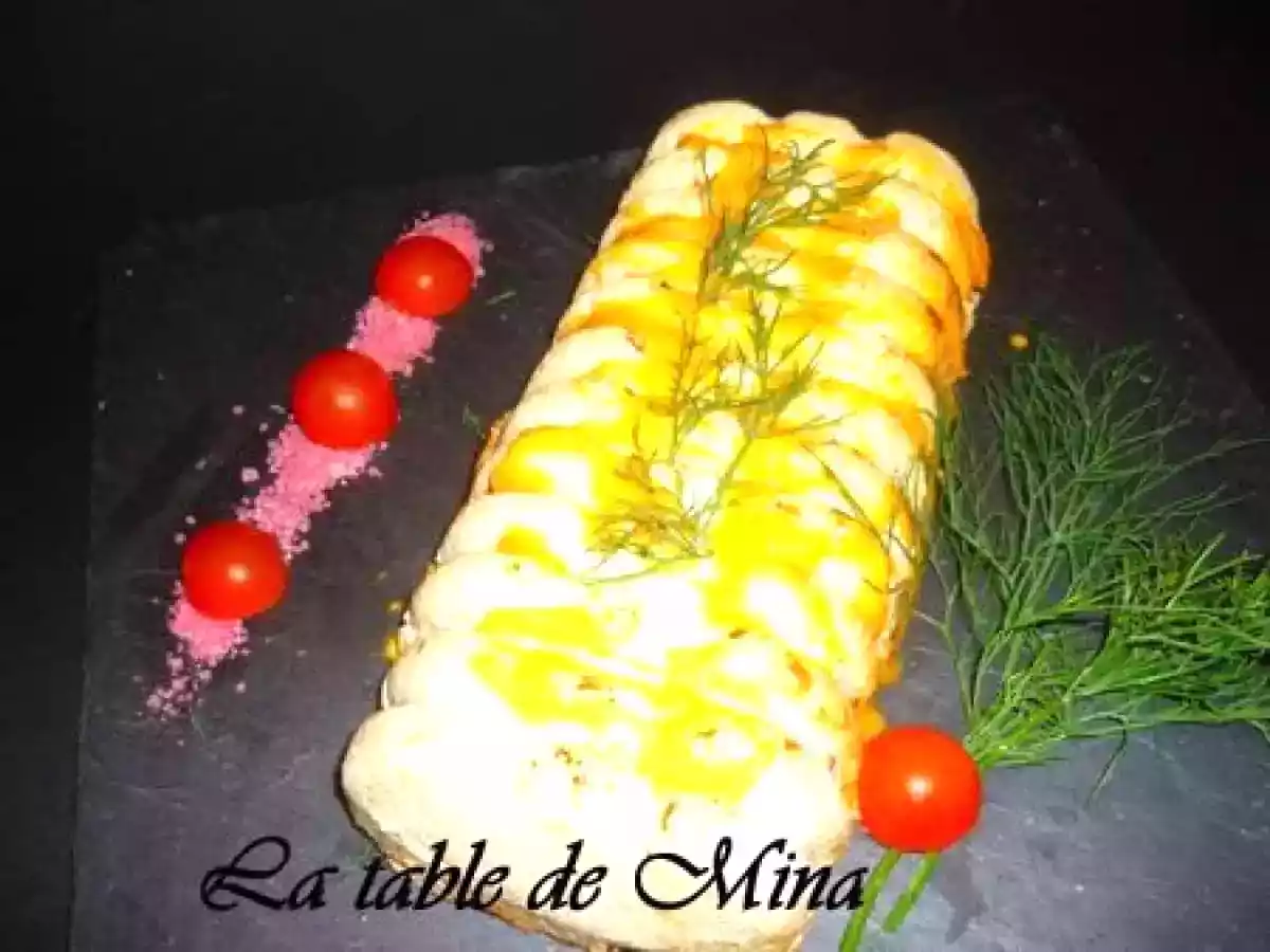 Terrine de poissons aux crevettes épicées