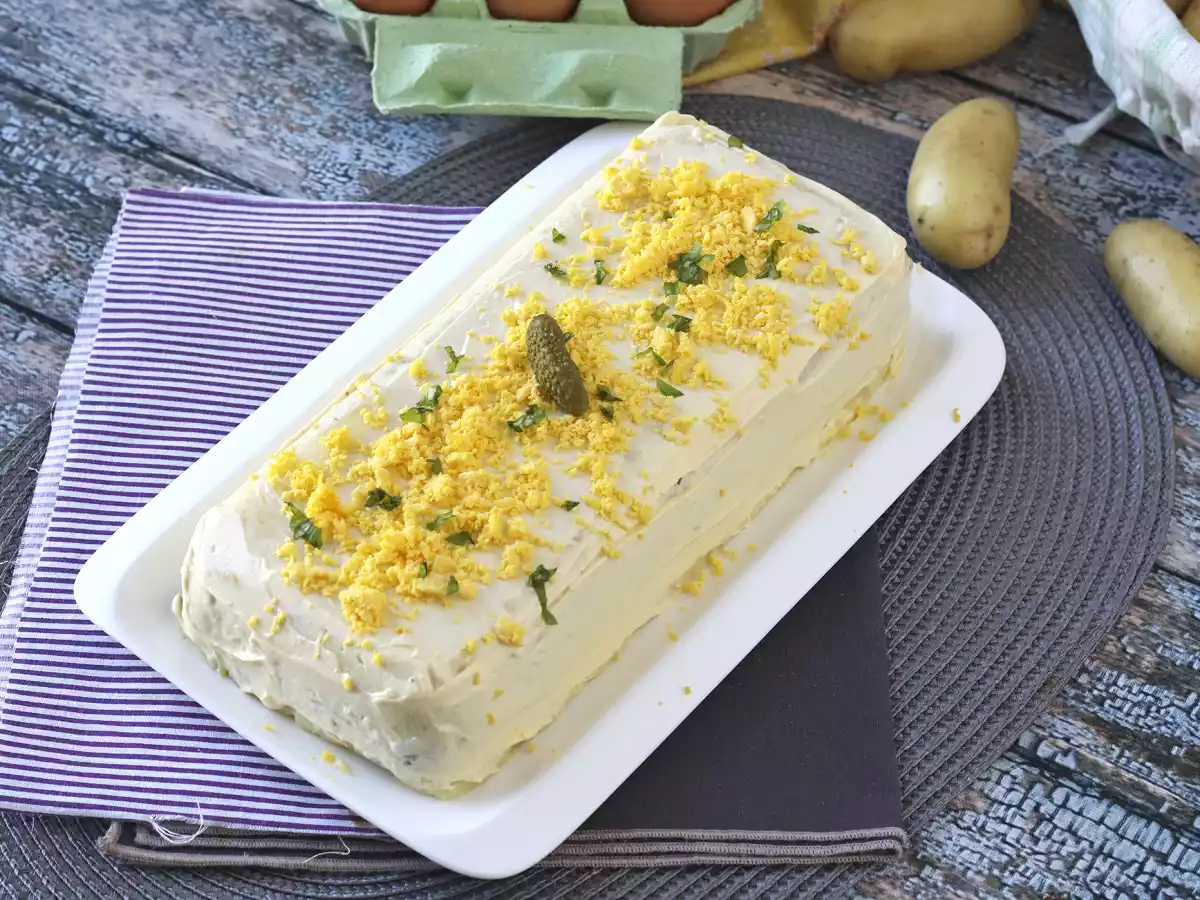 Terrine de pommes de terre au thon et à la mayonnaise, facile et sans cuisson! - photo 3