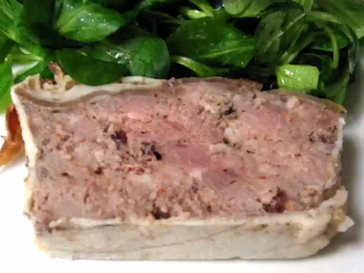 Terrine de sanglier au lardo di Colonnata - Wildschweinterrine mit Lardo di Colonnata