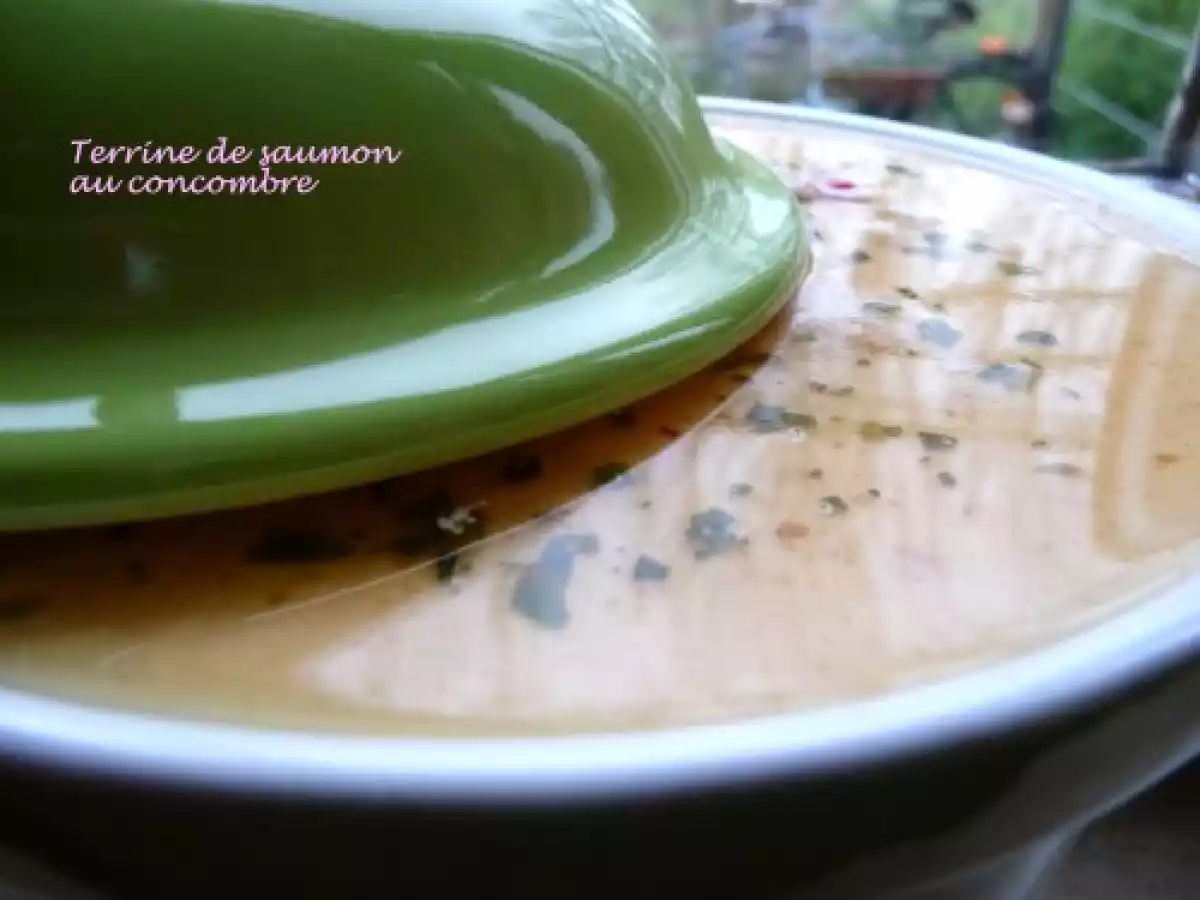 Terrine de saumon au concombre - photo 2