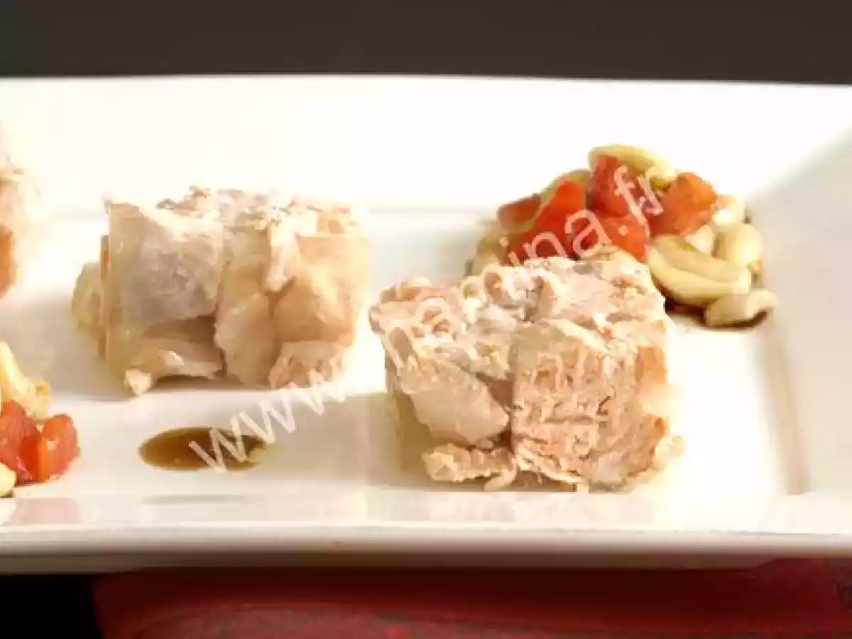 Terrine de saumon en gelée