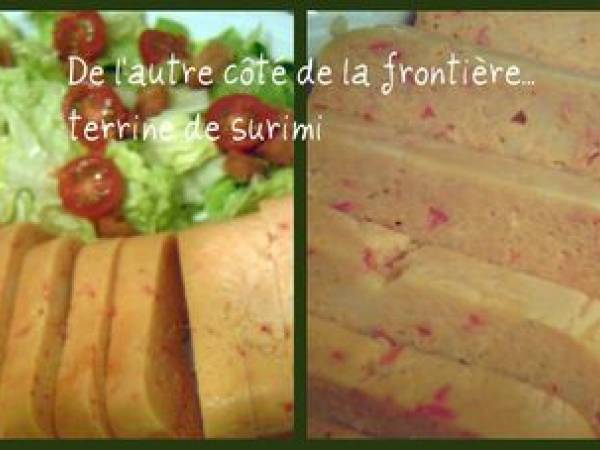 TERRINE DE SURIMI AU MICRO-ONDES