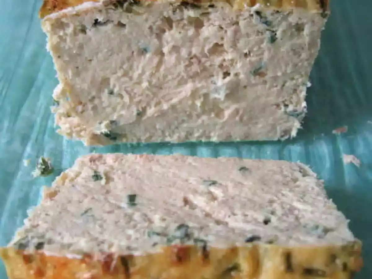 Terrine de thon et son coulis de poireaux