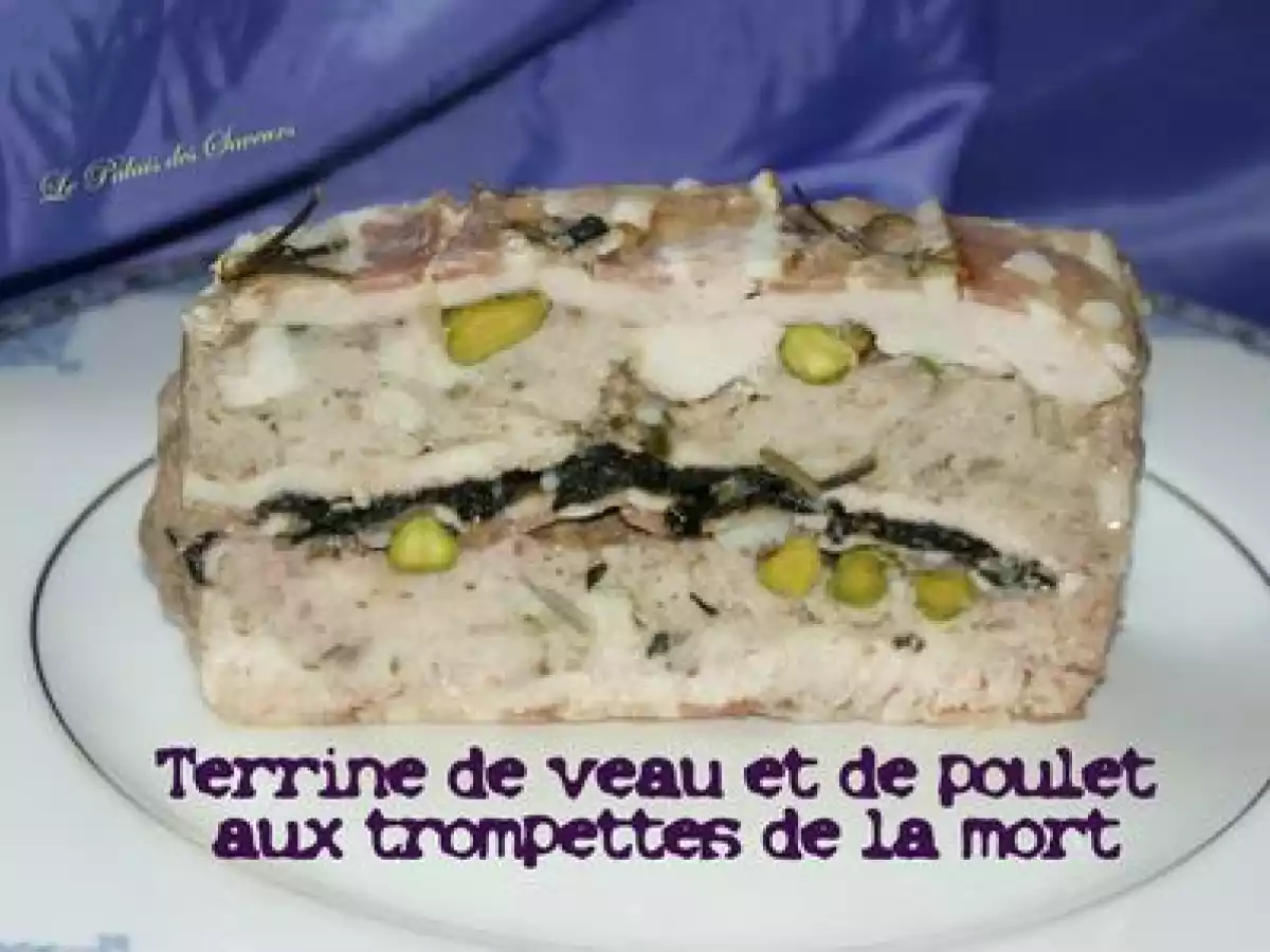 Terrine de veau et de poulet aux trompettes de la mort - photo 2